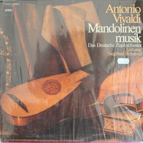 Antonio Vivaldi - Das Deutsche Zupforchester , Leitung: Siegfried Behrend ‎– Mandolinen-musik - Mint- Lp Record 1975 Acanta German Import Vinyl - Classical