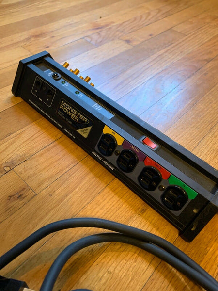 Monster Power Home Theater PowerCenter HTS1000 Surge Protector 8 Outlets - Shuga Records