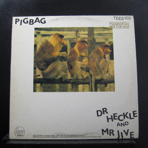 Pigbag - Dr Heckle And Mr Jive - VG+ LP Record Y UK Original Vinyl - New Wave / Ska / Experimental Rock - Shuga Records