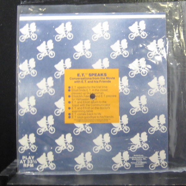 E.T. Speaks - Conversations From The Movie With E.T. And His Friends 7" VG+ Pic - Shuga Records