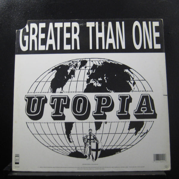 Greater - Than One Utopia 12" Mint- 45 RPM 1989 USA Vinyl Record - Shuga Records