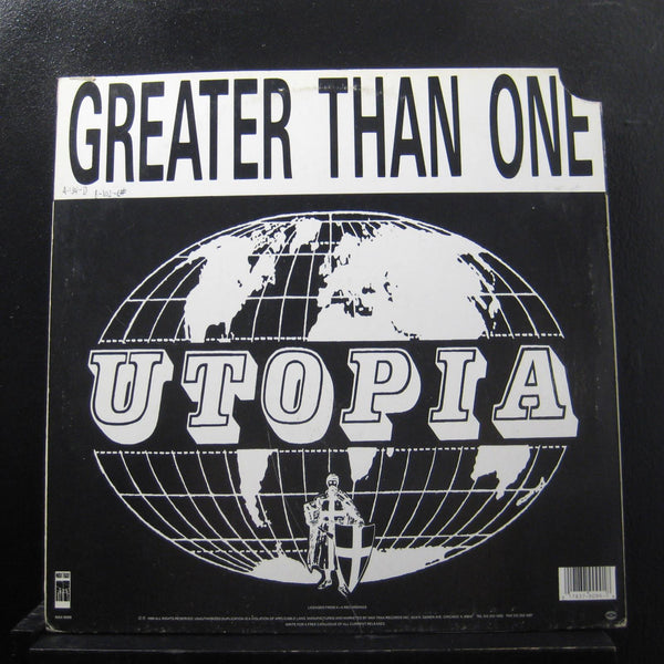 Greater - Than One Utopia 12" Mint- 45 RPM 1989 USA Vinyl Record - Shuga Records