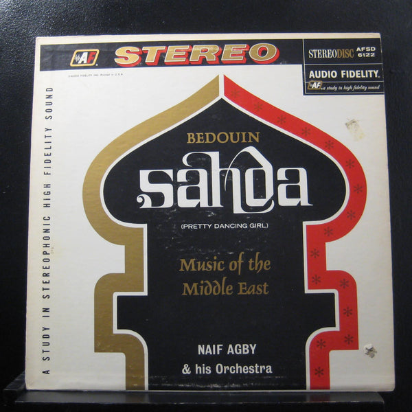 Naif Agby & His Orchestra - Bedouin Sahda (Pretty Dancing Girl) - VG LP Record 1964 Audio Fidelity Vinyl - Classical / Ottoman Folk - Shuga Records