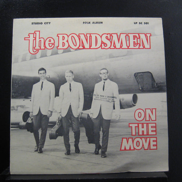 The Bondsmen - On The Move - VG+ LP Record 1963 Studio City USA Private Press Vinyl - Folk / Beat / Rock - Shuga Records