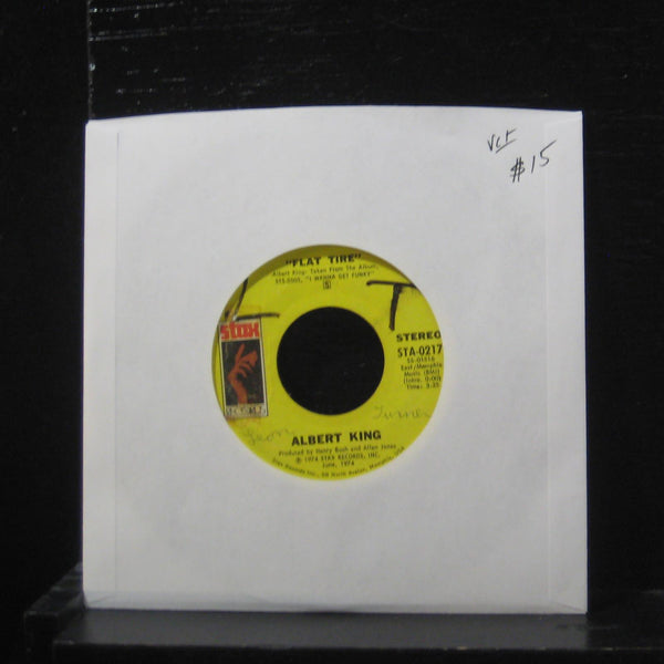 Albert King - Flat Tire 7" VG+ STA-0217 Stax 1974 USA Stereo  Vinyl 45 - Shuga Records