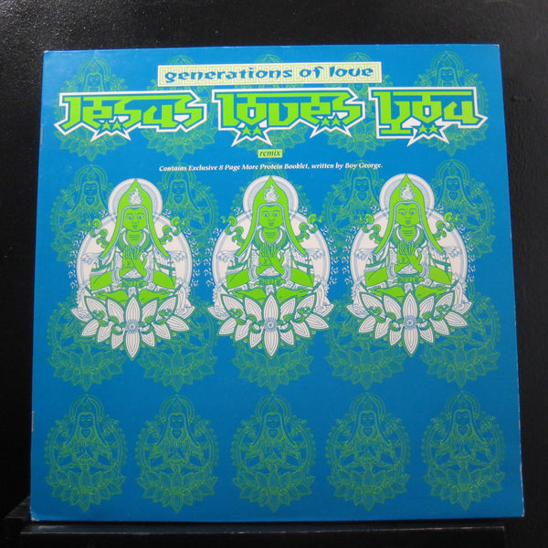 Jesus Loves You - Generations Of Love (Remix) - GV+ 12" Single Record 1991 More Protein UK Vinyl & Booklet - House - Shuga Records