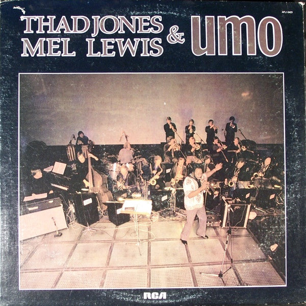 Thad Jones / Mel Lewis & UMO ‎– Thad Jones / Mel Lewis & UMO (Uuden Musiikin Orkesteri) - VG+ Lp Record 1978 USA Original Vinyl - Jazz - Shuga Records