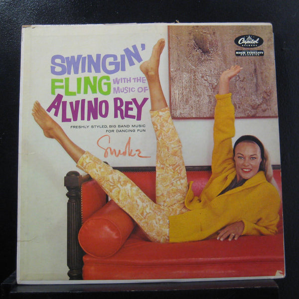 Alvino Rey - A Swingin' Fling LP VG+ T-1085 Mono Capitol 1958 USA Vinyl Record - Shuga Records