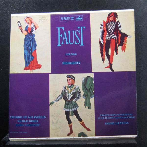 Andre Cluytens - Faust - Gounod Highlights LP VG+ CLPH 103 Mono Holland Record - Shuga Records