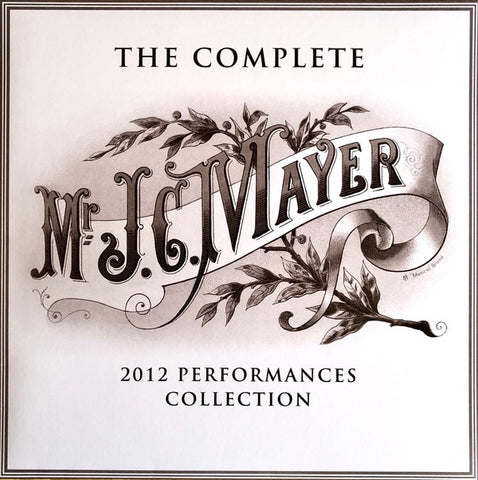 John Mayer ‎– The Complete 2012 Performances Collection - Mint- Lp Record Store Day 2012 CBS USA RSD Vinyl - Rock / Blues Rock