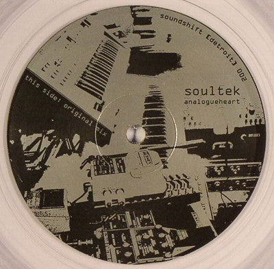 Soultek – Analogueheart - New 12" Single Record 2007 soundshift Detroit USA Clear Vinyl - Techno / Minimal