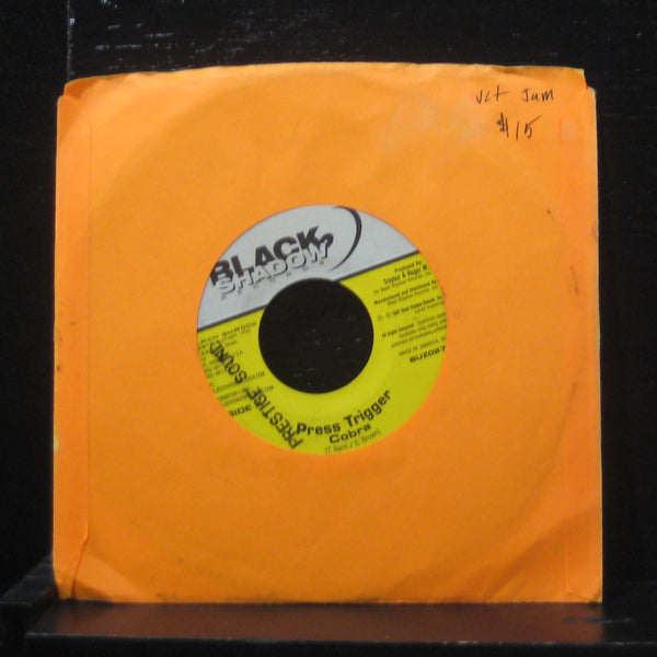 Cobra - Press Trigger 7" VG+ BUZ027 Vinyl 45 2001 Jamaica - Shuga Records