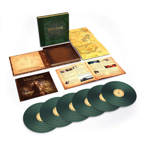 Howard Shore - The Lord Of The Rings: The Return Of The King The Complete Recordings - New Vinyl 6 Lp Box Set 2018 Rhino Limited Edition Pressing on 180gram Green Vinyl in Leather-Style Spine Box (Limited to 8k!) - Soundtrack