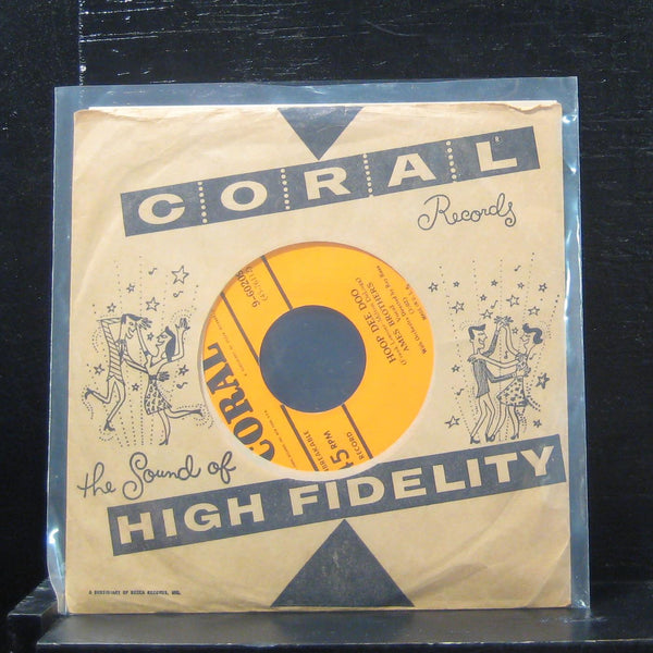 Ames Brothers - Hoop Dee Doo 7" VG+ 9-60209 Vinyl 45 USA 1950 Coral - Shuga Records
