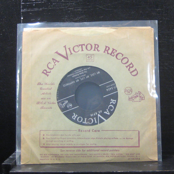 Ames Brothers - My Love, My Life, My Happiness 7" VG+ 47-5404 Vinyl 45 1953 - Shuga Records