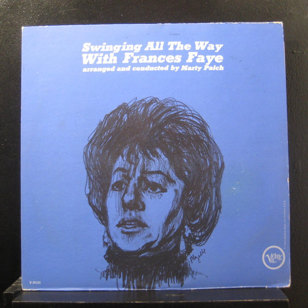 Frances Faye - Swinging All The Way With Frances Faye LP VG V-8434 Vinyl Record - Shuga Records