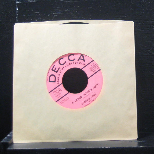 Georgie Shaw - No One 7: Mint- 9-30078 Vinyl 45 1956 Decca USA Promo - Shuga Records