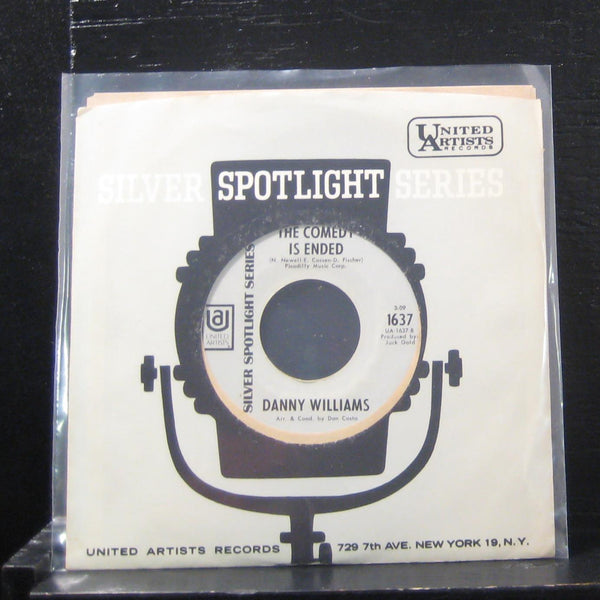 Danny Williams - White On White 7" Mint- 1637 United Artists Vinyl 45 - Shuga Records