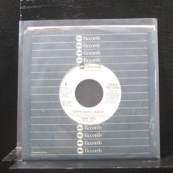 Four Tops - Seven Lonely Nights 7" VG+ ABC-12096 Vinyl 45 USA Promo ABC Records - Shuga Records