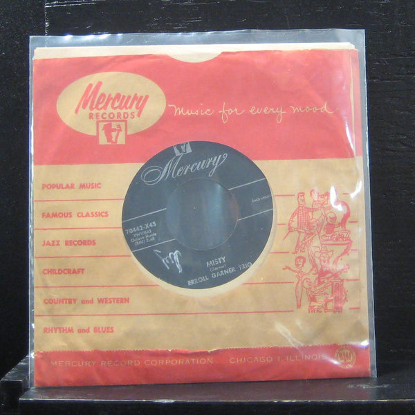 Erroll Garner Trio - Misty / Exactly Like You 7" VG+ 70442-X45 Mercury Vinyl 45 - Shuga Records