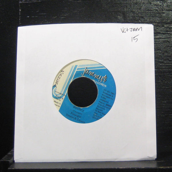 Flourgon / Steelie & Clevie - Bounce 7" VG+ Vinyl Jammy's Records 1987 Jamaica - Shuga Records