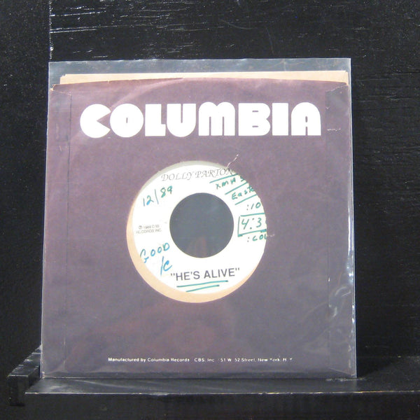 Dolly Parton - He's Alive 7" VG+ 255-1929 Vinyl 45 Columbia Records Promo 1989 - Shuga Records