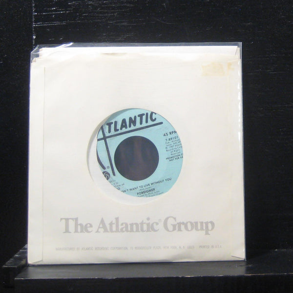 Foreigner - I Dont Want To Live Without You 7" Mint- 7-89101 Promo Vinyl 45 - Shuga Records