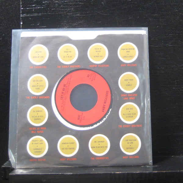 Andy Wiliams Under Paris Skies / Let It Be Me 7" Mint- 1447 Vinyl 45 1963 - Shuga Records