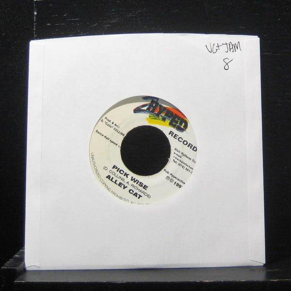 Alley Cat - Pick Wise 7" VG+ Hyped Records Jamaica 1997 Vinyl 45 - Shuga Records