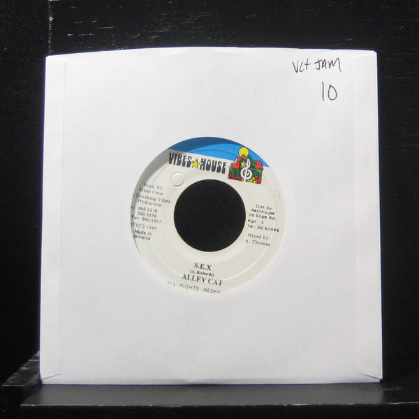 Alley Cat - S.E.X 7" VG+ Jamaica 1997 Vibes House Vinyl 45 - Shuga Records