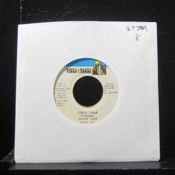 Alley Cat - Girls Tour 7" VG+ Jamaica 1995 Vibes House Vinyl 45 - Shuga Records