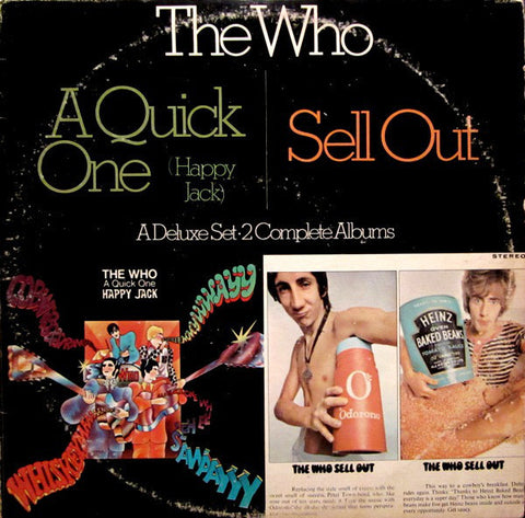 The Who ‎– A Quick One (Happy Jack) / The Who Sell Out Mint- 2 LP Record 1973 Track MCA USA Vinyl - Classic Rock