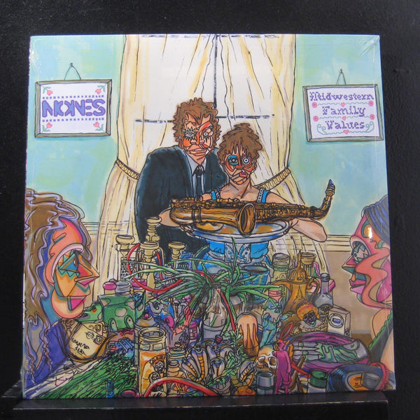 Nones - Midwestern Family Values - Mint- LP Record 2014 HoZac USA Black Vinyl & Insert - Chicago Rock / Post-Punk - Shuga Records