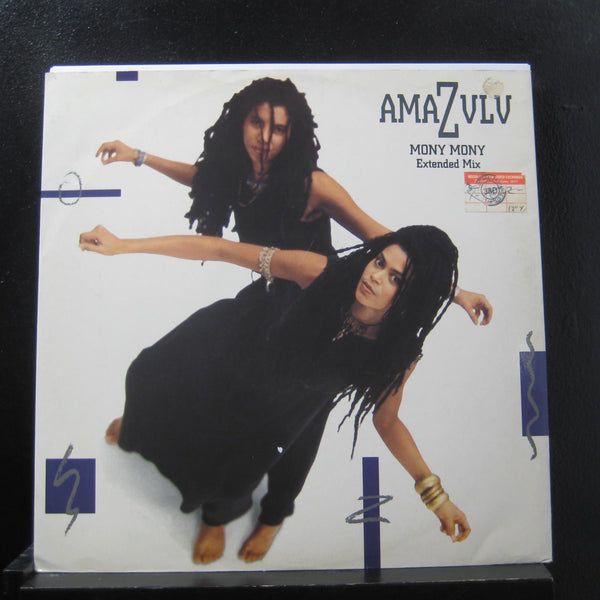 Amazulu - Mony Mony 12" VG+ 12EM 32 UK 1987 EMI Black Labels Vinyl Record - Shuga Records