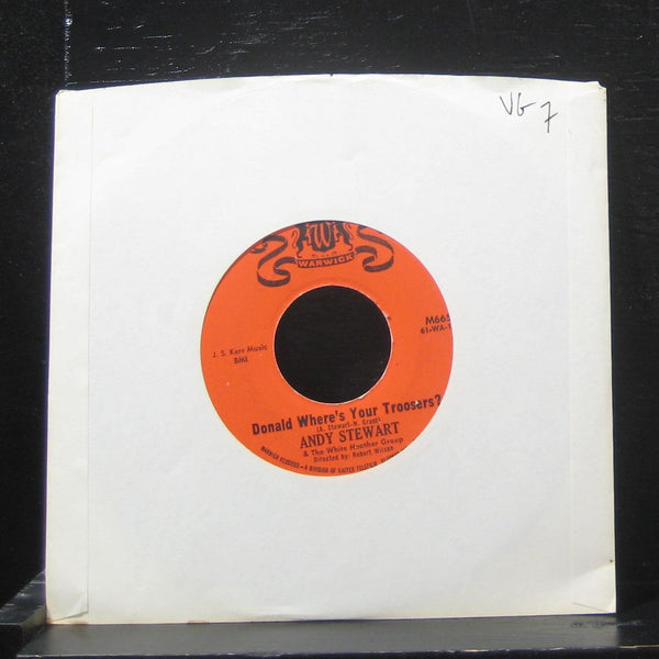 Andy Stewart - Donald Wheres Your Troosers? 7" VG M665 Vinyl 45 Warwick 1961 - Shuga Records
