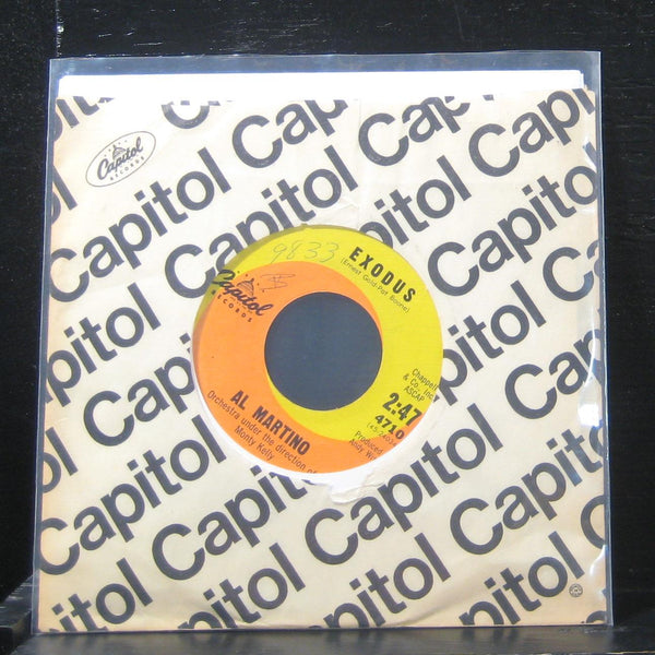 Al Martino - Love, Where Are You Now / Exodus 7" VG+ 4710 Vinyl 45 1962 Capitol - Shuga Records