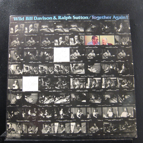 Signed Autographed - Wild Bill Davison, Ralph Sutton - Together Again - VG+ LP Record 1982 Storyville Vinyl - Jazz / Post Bop - Shuga Records