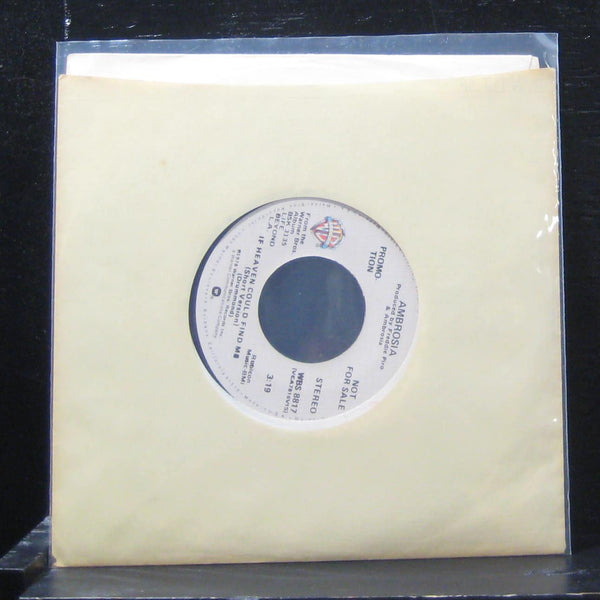 Ambrosia - If Heaven Could Find Me 7" Mint- WBS 8817 Vinyl 45 Promo - Shuga Records