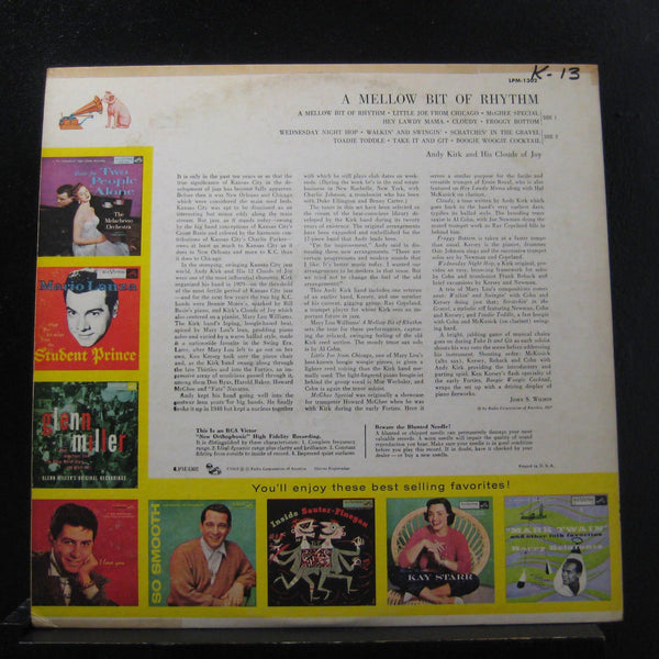 Andy Kirk And His Orchestra - A Mellow Bit Of Rhythm LP VG LPM 1302 Mono RCA - Shuga Records