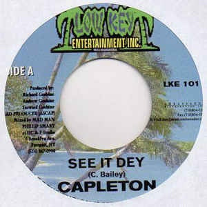 Capleton / Madman- See It Dey / Convic Apprentis- M- 7" Single 45RPM- 2001 Low Key Entertainment- Reggae/Dancehall