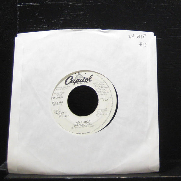 America - Special Girl / Special Girl 7" VG+ P-B-5398 Vinyl 45 Promo - Shuga Records