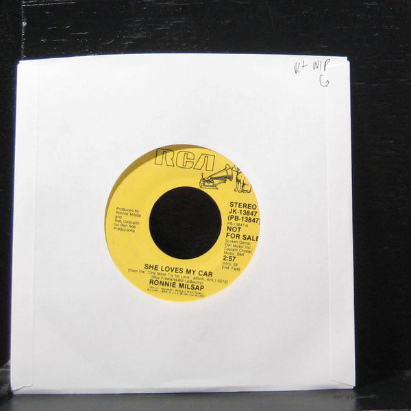 Ronnie Milsap - She Loves My Car 7" VG+ JK-13847 Vinyl 45 Promo - Shuga Records