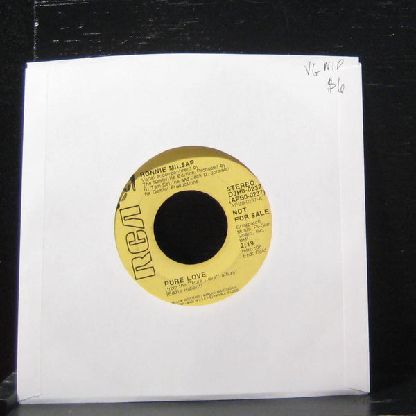 Ronnie Milsap - Pure Love / Pure Love 7" VG DJH0-0237 Vinyl 45 Promo - Shuga Records