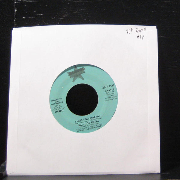 Billy Joe Royal - I Miss You Already 7" VG+ 7-99519 Vinyl 45 Promo - Shuga Records