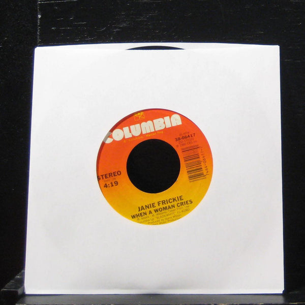 Janie Frickie - When A Woman Cries 7" VG+ 38-06417 Vinyl 45 Columbia - Shuga Records