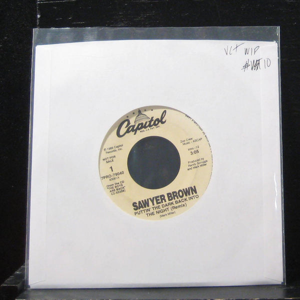 Sawyer Brown - Puttin The Dark Back Into The Night 7" VG+ 79040 Vinyl 45 Promo - Shuga Records