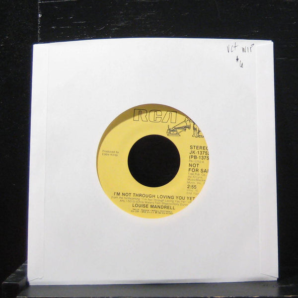 Louise Mandrell - I'm Not Through Loving You Yet 7" VG+ JK-13752 Vinyl 45 - Shuga Records