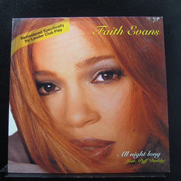 Faith Evans Feat. Puff Daddy - All Night Long LP Mint- 78612-79206-1 Record - Shuga Records