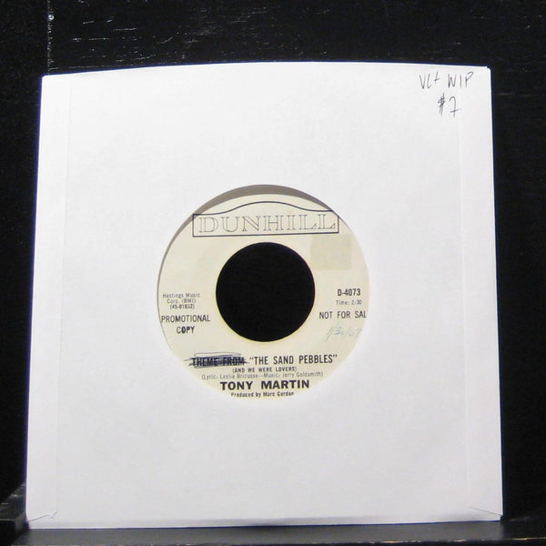 Tony Martin - Theme From "The Sand Pebbles" 7" VG+ D-4073 Vinyl 45 Promo - Shuga Records