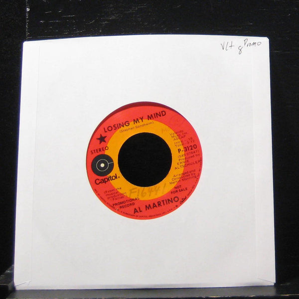 Al Martino - Too Many Mornings / Losing My Mind 7" VG+ P-3120 Vinyl 45 Promo - Shuga Records